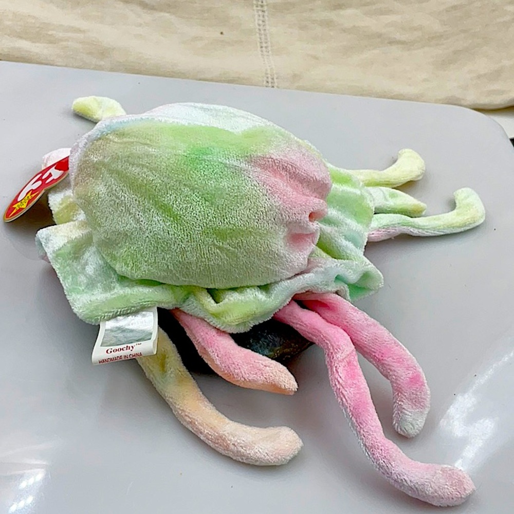 Retired 1998 Ty Beanie Baby “Goochy”The Jelly Fish. Birthday November 18, 1998 - Picture 5 of 8
